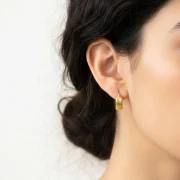گوشواره مستطیل دامله تراش - Image 2