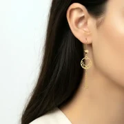 گوشواره آویز حلقه بهشت - Image 2