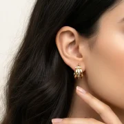 گوشواره کلیپسی سه دایره - Image 4