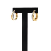 گوشواره کلیپسی دو حلقه - Image 5