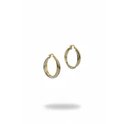 گوشواره دو حلقه درهم