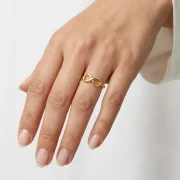 انگشتر طرح بینهایت - Image 4