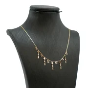 گردنبند ابشاری قلب و گوی و دایره - Image 3